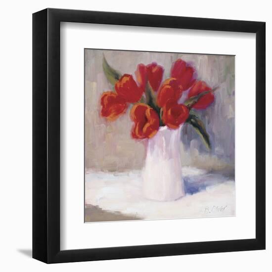 Red Tulips-Bunny Oliver-Framed Art Print