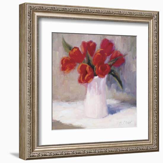 Red Tulips-Bunny Oliver-Framed Art Print