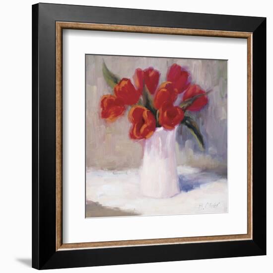 Red Tulips-Bunny Oliver-Framed Art Print