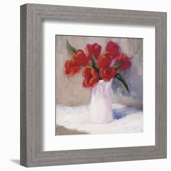 Red Tulips-Bunny Oliver-Framed Art Print