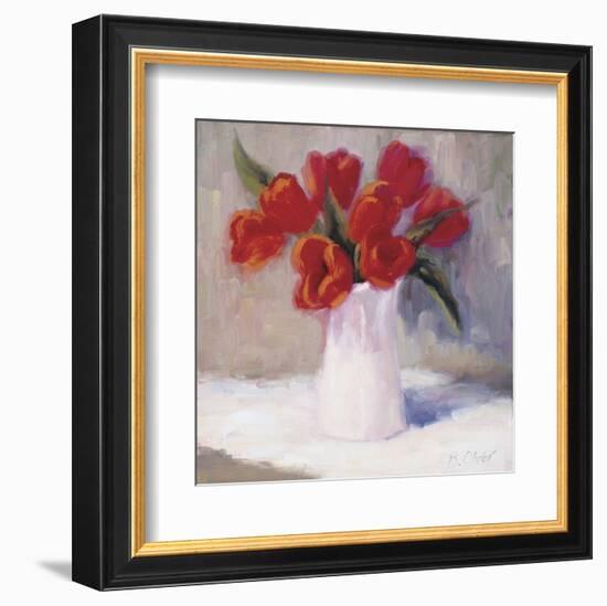 Red Tulips-Bunny Oliver-Framed Art Print