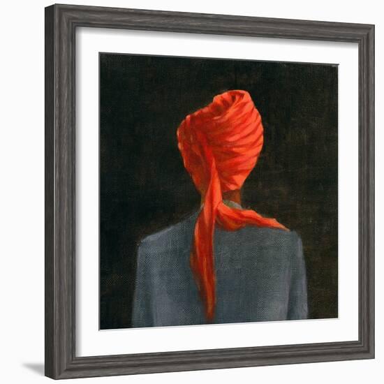 Red Turban, 2004-Lincoln Seligman-Framed Giclee Print