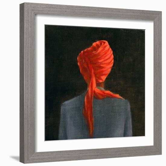 Red Turban, 2004-Lincoln Seligman-Framed Giclee Print