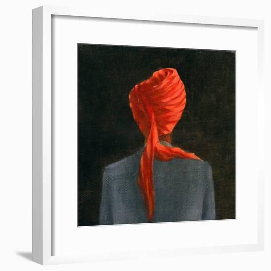 Red Turban, 2004-Lincoln Seligman-Framed Giclee Print