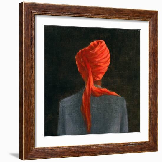 Red Turban, 2004-Lincoln Seligman-Framed Giclee Print