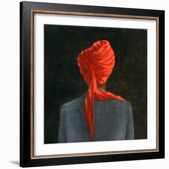 Red Turban, 2004-Lincoln Seligman-Framed Giclee Print