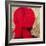 Red Turban on Gold Leaf, 2014-Lincoln Seligman-Framed Giclee Print