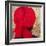 Red Turban on Gold Leaf, 2014-Lincoln Seligman-Framed Giclee Print