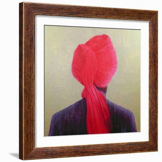 Red Turban, Purple Jacket-Lincoln Seligman-Framed Giclee Print