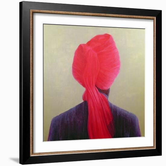 Red Turban, Purple Jacket-Lincoln Seligman-Framed Giclee Print