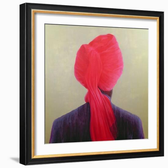 Red Turban, Purple Jacket-Lincoln Seligman-Framed Giclee Print