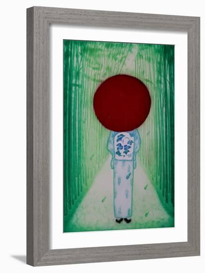 Red umbrella, 2007,-Emiko Aida-Framed Giclee Print