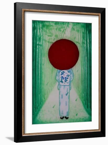 Red umbrella, 2007,-Emiko Aida-Framed Giclee Print