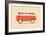 Red Van, 2023 (Digital)-Florent Bodart-Framed Giclee Print