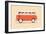 Red Van, 2023 (Digital)-Florent Bodart-Framed Giclee Print