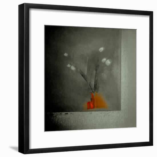 Red Vase-Valda Bailey-Framed Photographic Print