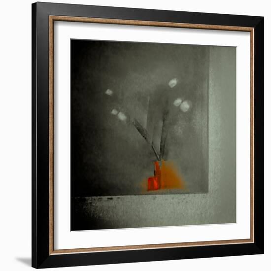 Red Vase-Valda Bailey-Framed Photographic Print