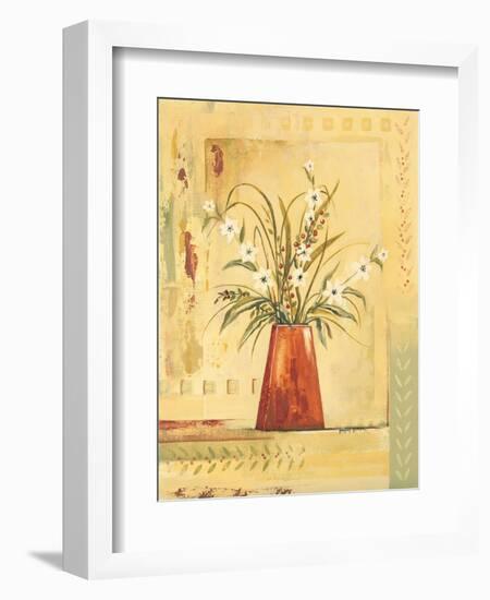 Red Vase-Gregory Gorham-Framed Art Print