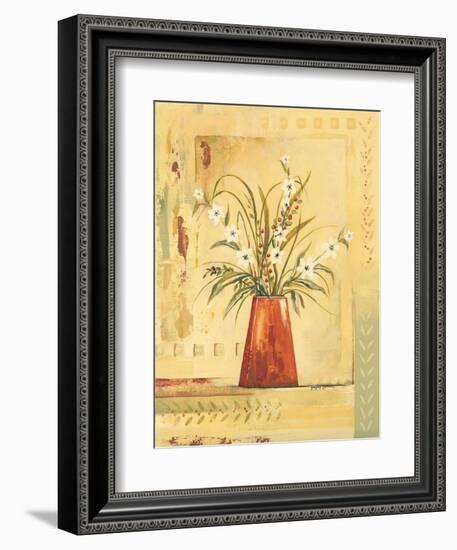 Red Vase-Gregory Gorham-Framed Art Print