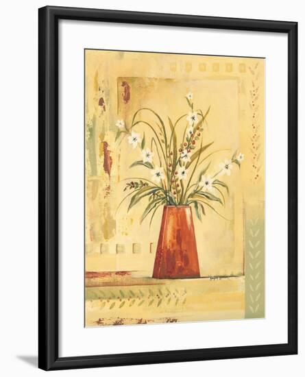 Red Vase-Gregory Gorham-Framed Art Print