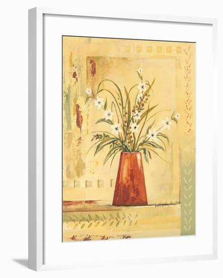 Red Vase-Gregory Gorham-Framed Art Print