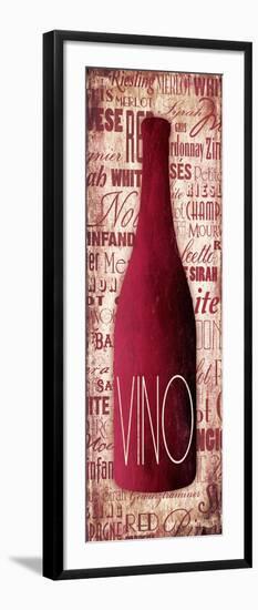 Red Vino-Jace Grey-Framed Art Print