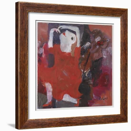 Red Violin, 2007-Susan Bower-Framed Giclee Print