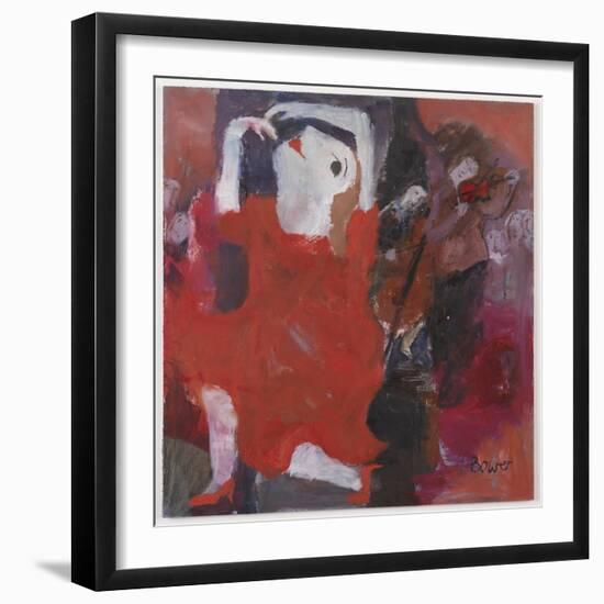 Red Violin, 2007-Susan Bower-Framed Giclee Print