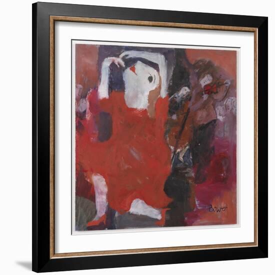 Red Violin, 2007-Susan Bower-Framed Giclee Print