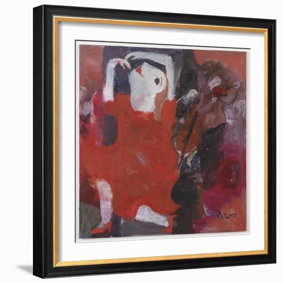 Red Violin, 2007-Susan Bower-Framed Premium Giclee Print