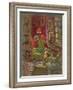 Red Wall, Red Roses-Susan Ryder-Framed Giclee Print