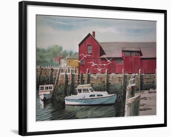 Red Warehouse-Joseph Correale-Framed Collectable Print