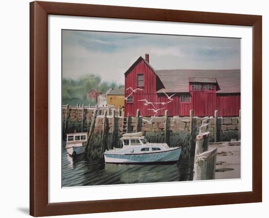 Red Warehouse-Joseph Correale-Framed Collectable Print