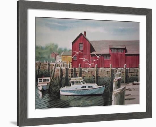 Red Warehouse-Joseph Correale-Framed Collectable Print