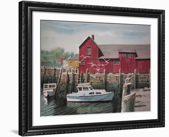 Red Warehouse-Joseph Correale-Framed Collectable Print