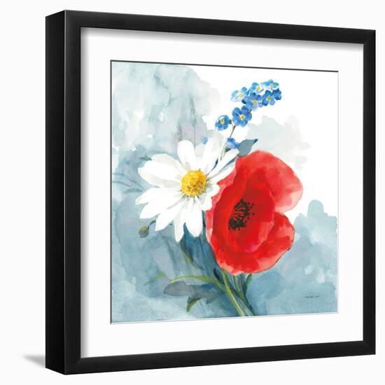 Red White and Bloom-Danhui Nai-Framed Art Print