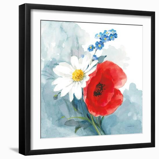 Red White and Bloom-Danhui Nai-Framed Art Print