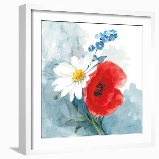 Red White and Bloom-Danhui Nai-Framed Art Print