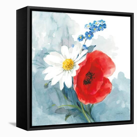 Red White and Bloom-Danhui Nai-Framed Stretched Canvas