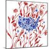 Red White and Blue 2-Irina Trzaskos Studio-Mounted Giclee Print