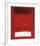Red, White, Brown-Mark Rothko-Framed Art Print