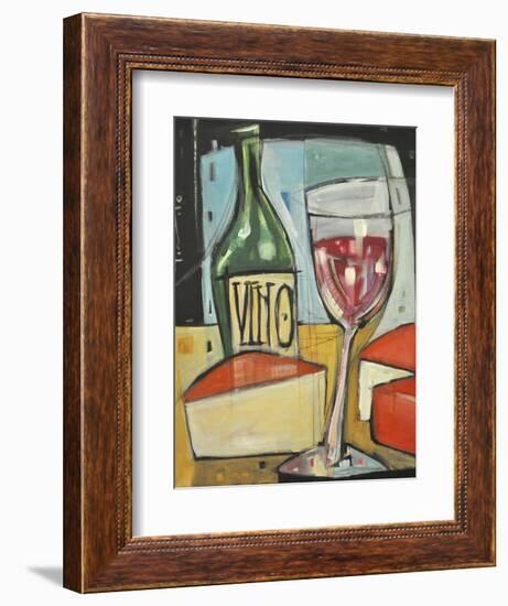 Red Wine and Cheese-Tim Nyberg-Framed Giclee Print