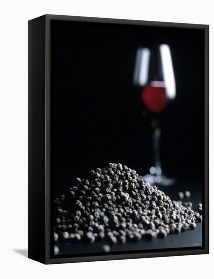 Red Wine Bouquet: Peppercorns-Henrik Freek-Framed Premier Image Canvas