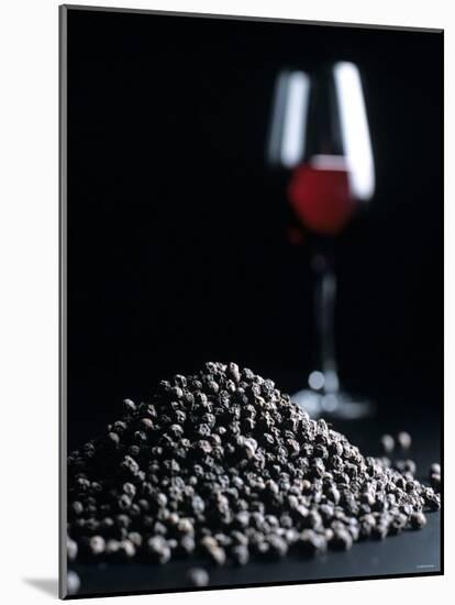 Red Wine Bouquet: Peppercorns-Henrik Freek-Mounted Photographic Print