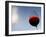 Red Wine Glass Against a Blue Sky, Paris, France-Michele Molinari-Framed Photographic Print