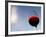 Red Wine Glass Against a Blue Sky, Paris, France-Michele Molinari-Framed Photographic Print