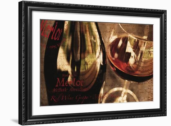 Red Wine Grape-Teo Tarras-Framed Giclee Print