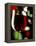 Red Wine in Glass-Vladimir Shulevsky-Framed Premier Image Canvas