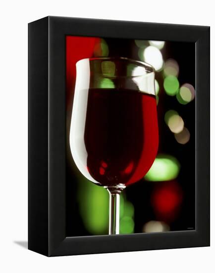 Red Wine in Glass-Vladimir Shulevsky-Framed Premier Image Canvas