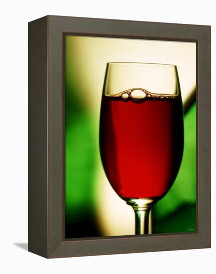 Red Wine in Glass-Vladimir Shulevsky-Framed Premier Image Canvas